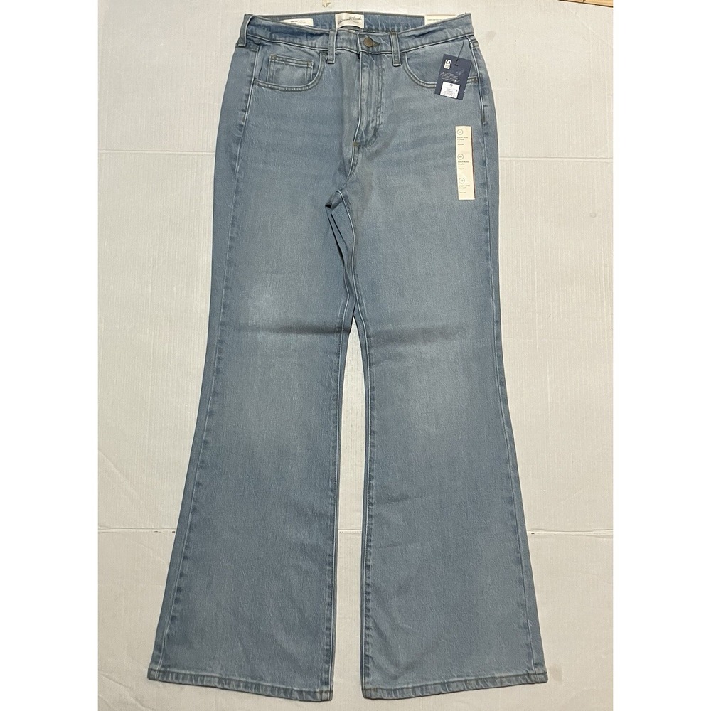 Universal Thread Womens High-Rise Flare Jeans Light Blue Size 10 X 33 Regular